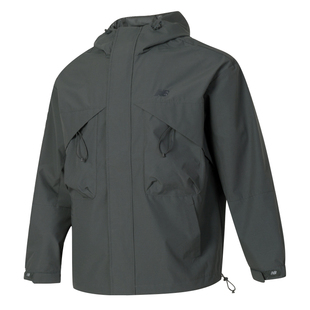 NEW BALANCE男装新款运动跑步健身训练外套连帽梭织夹克AMJ43302