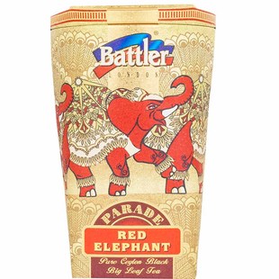 斯里兰卡进口巴特勒battler 锡兰红茶茶叶 大象送礼OPA金色方罐