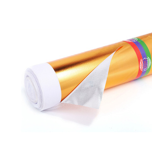 金布红银色包柱子烫金布料红婚庆皱金布包树节日舞台装饰布金色布