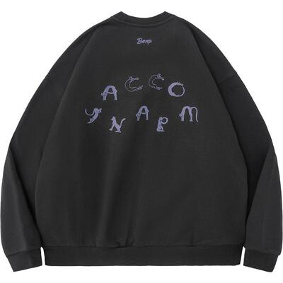 BENPANDA春季复古潮流印花卫衣