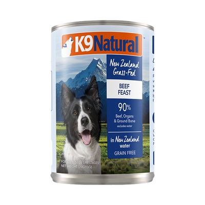 K9Natural新西兰牛肉味狗主食罐