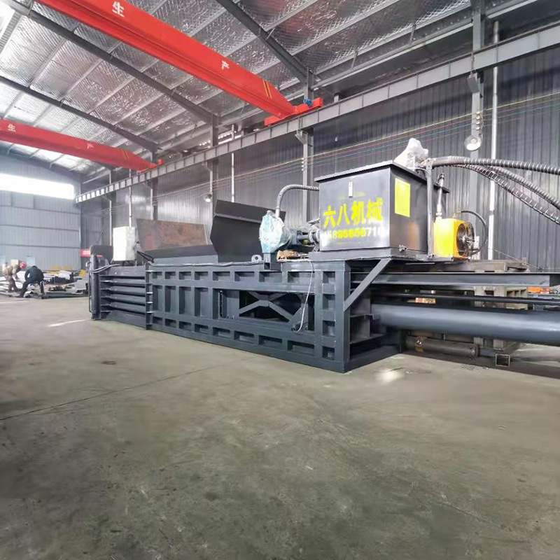 卧式压缩机金属压块机卧式液压打包机废纸桔梗薄膜编织袋压块机