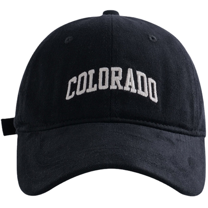 COLORADO棒球帽子女款2025新款男显脸小适合方圆脸大脸宽檐鸭舌帽