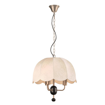 旭呈复古餐厅布艺法式中古风吊灯