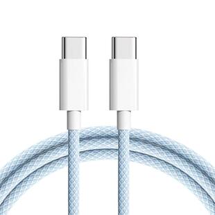 编织60WPD快充线cc双type-c数据线ctoc适用苹果15充电线iPhone15正品15pro手机15plus数据线tpc双头30W原IPAD