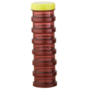 蛋白粉分装盒子密封7格迷你单个随身便携小号保健品药盒一周