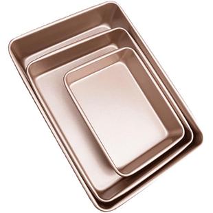 阳晨烘焙加厚不粘烤盘烤箱用长方形蛋糕卷面包家用饼干瑞士卷模具