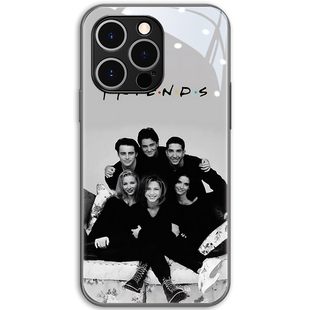 老友记适用苹果15promax手机壳新款iPhone17华为pura70玻璃12美剧周边13p欧美x小米17个性16创意oppo台词vivo