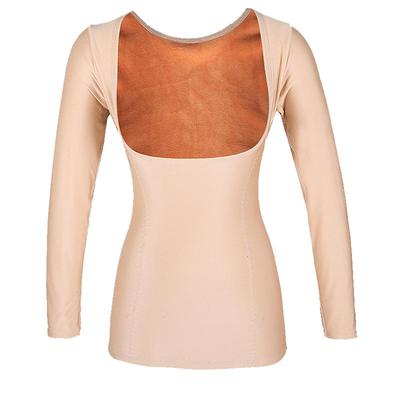 托胸女低领哺乳喂奶加厚长袖