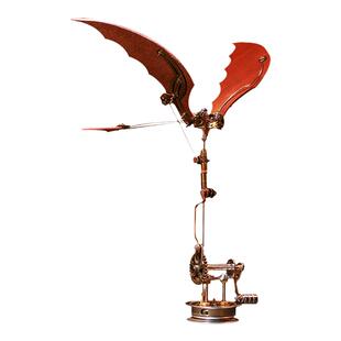 机械党初代扑翼机金属拼装模型高精密可动玩具3d手工diy立体拼图