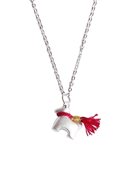 足银999纯银马上有钱项链女