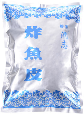 润志香脆鱼皮600g即食海鲜零食