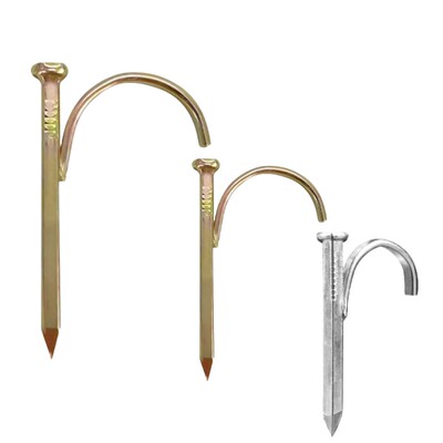 PPR水管钩钉勾钉PVC固定钉水泥钉钢钉卡钉电线管型钉管码20管卡钉