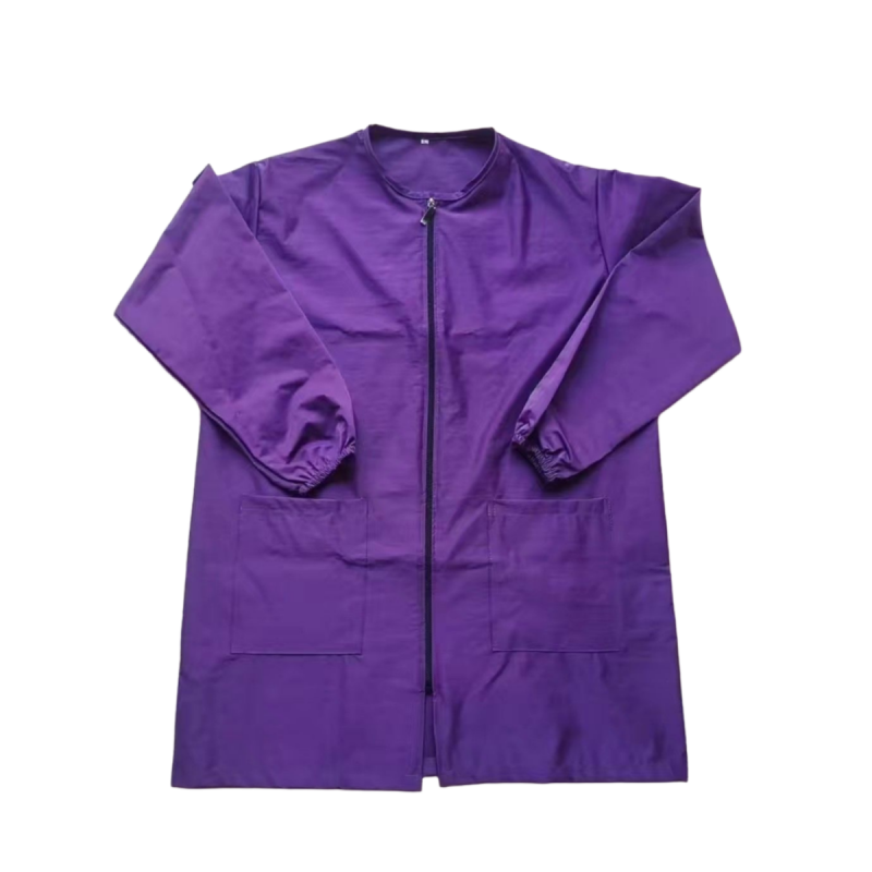 理发师工作服不沾发围裙工服美发职业外套罩衣防水工装防烫染发焗