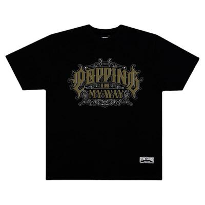 FunkyChoice小领口popping短袖T