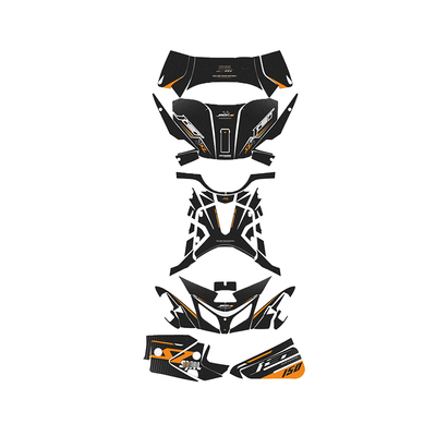 适用26款三阳JET150SL彩绘装甲贴