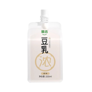 开鑫豆乳原味豆奶无添加蔗糖蛋白质豆浆植物奶早餐即饮豆汁整箱