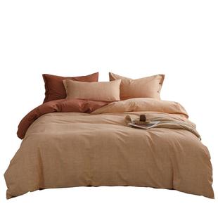 南方寝饰全棉磨毛四件套纯棉冬季床单床笠款被套床上用品三件套