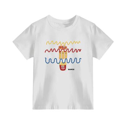 正肩遮肚子藏肉百搭t恤小众印花夏季新款短袖女200斤大码半袖上衣