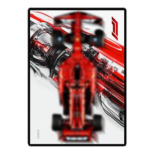 KGBOX用于42207 42206法拉利汽车赛车亚克力展示盒上墙框背板