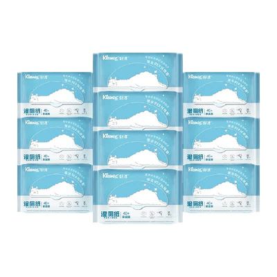 舒洁40p*10包湿厕纸