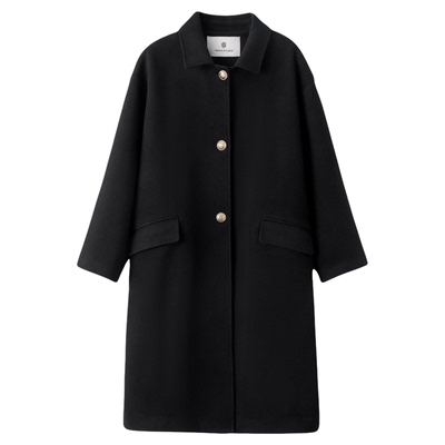 FANLESTUDIOS羊绒羊毛翻领大衣
