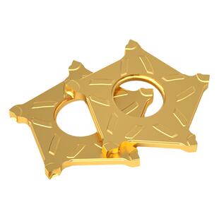 伊斯卡大切深五角星槽刀片 切断刀片808五星切槽刀单边切深40毫米