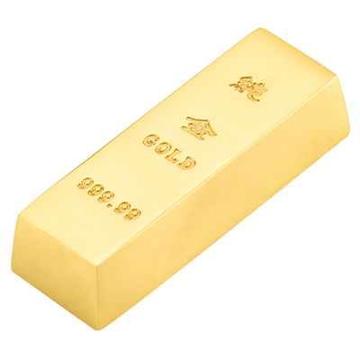 实心黄铜金条摆件招财装饰道具