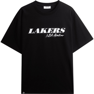 26新款NBA ATELIER湖人队凉感抑菌t恤男女休闲百搭莫代尔短袖上衣