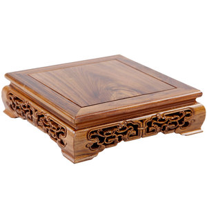 红木工艺品摆件底座奇石花盆栽