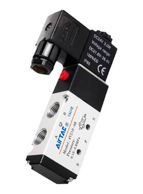 亚德客4V200系列24V气动电磁阀21008B气阀控制阀换向器220v子线圈