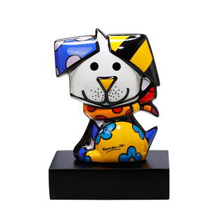 德国Goebel进口陶瓷狗摆件生肖狗生日礼大师布里托波普艺术品手工