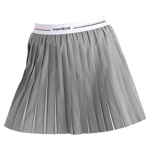 PomPeche彭派奇网球裙女羽毛球百褶裙运动裤裙跑步高尔夫半身短裙