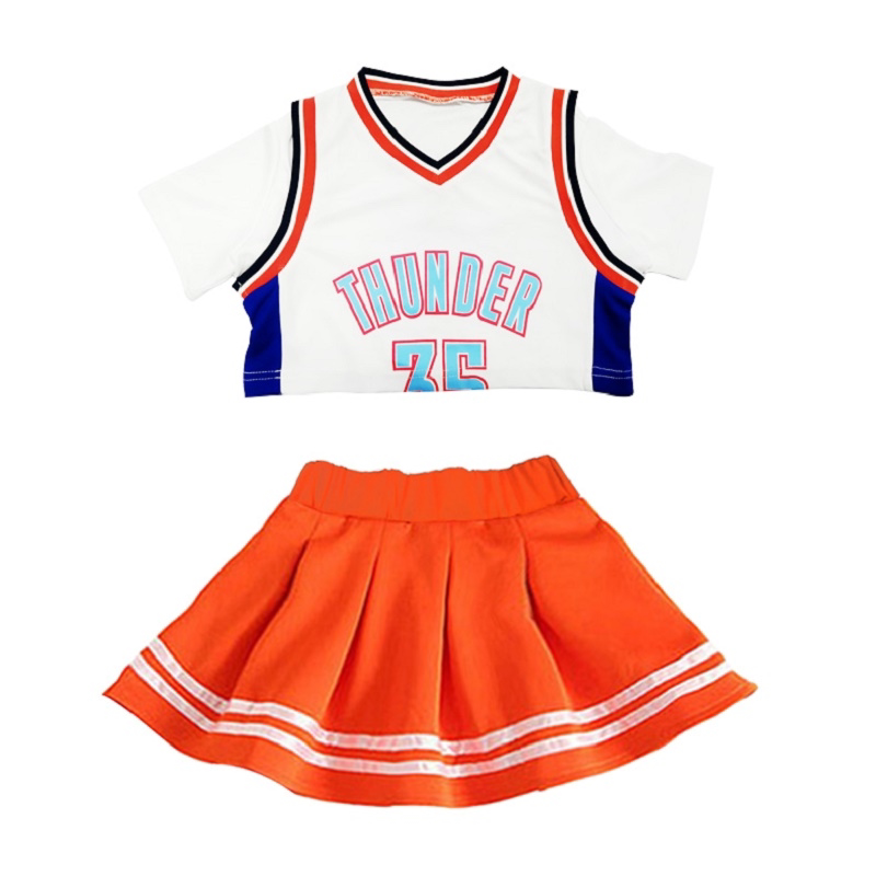 儿童啦啦队演出服小学生运动会表演服男女童街舞爵士舞拉拉队套装