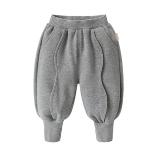 婴儿衣服复合牛奶丝灯笼裤春秋春秋儿童男童女童宝宝长裤子Y8152