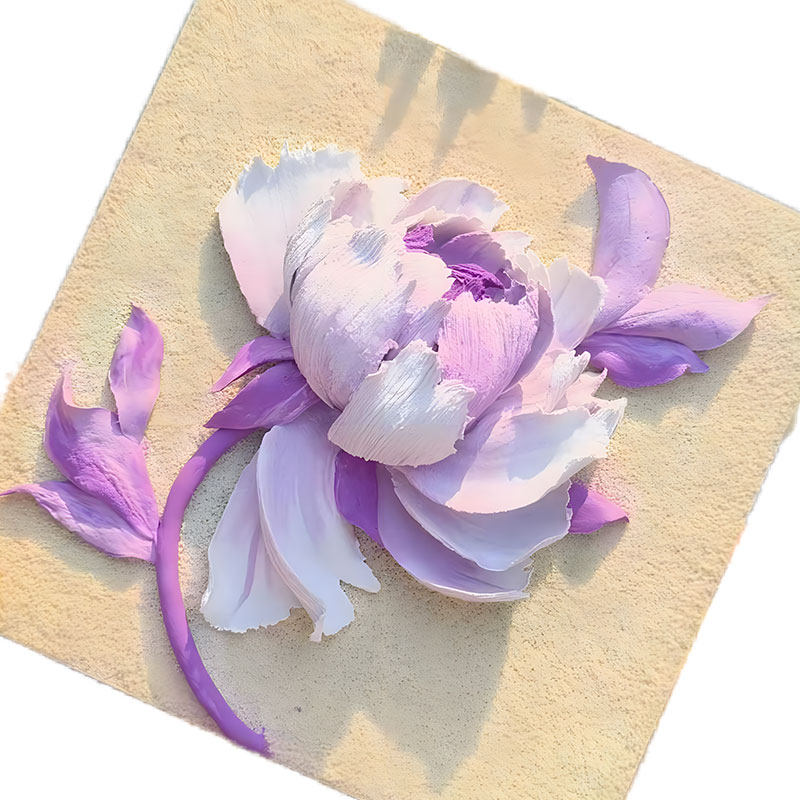 艾森堡绘画浮雕膏俄罗斯雕塑膏浮雕画材料刮刀花肌理画塑型膏手