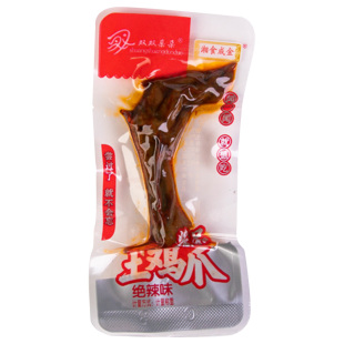 双双朵朵鸡爪湖南平江特产酱品土鸡爪香辣卤味鸡脚休闲凤爪小吃