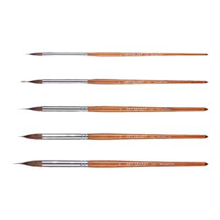 ArtSecret马毛蹲毛根搦尖包尼龙毛2106水彩水粉丙烯画笔勾线绘画