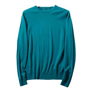 巴素兰100意产羊毛！高端品质~秋冬男士商务休闲针织衫毛衣打底衫