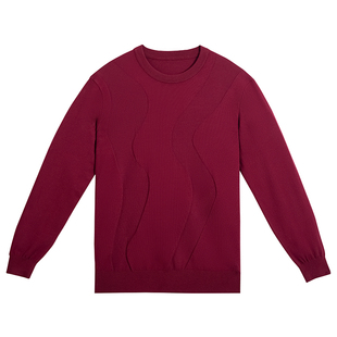 啄木鸟春秋季大码男装圆领男款毛衣加肥加大码胖子薄款针织打底衫