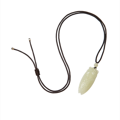 若慕和田玉小众设计吊坠