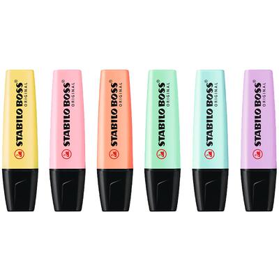 思笔乐荧光笔忘盖不干墨