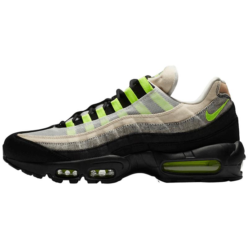 Nike/耐克正品DENHAM x Nike Air Max 95 聯(lián)名 牛仔黑白綠 DD9519