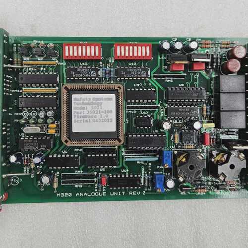 SAFETY SYSTEM TECHNOLOGY M320 ANALOGUE UNIT REV 2 [FAST SHIP