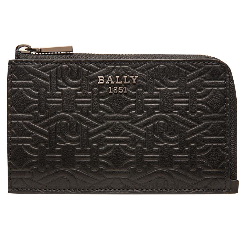 【官方正品】BALLY/巴利BORD.MN男士黑色皮革钱包6238924