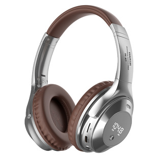 大学生英语四六级听力耳机无线头戴式专用可调频fm收音机复古有线