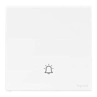 罗格朗门铃开关画采系列出门按钮自动复位有线叮咚回弹86型家用门