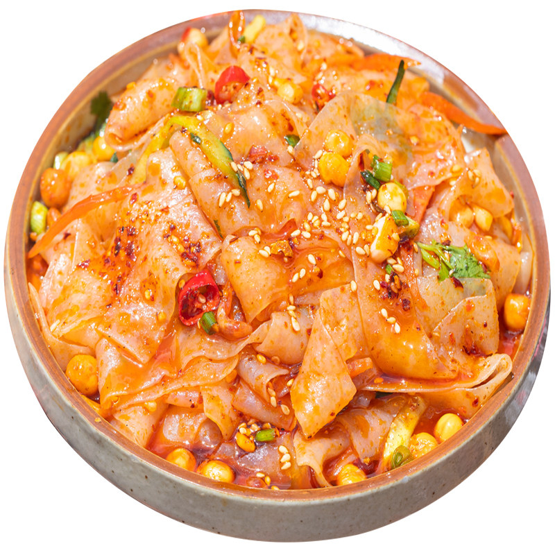 四川红油凉皮,麻辣开胃,劲道爽滑