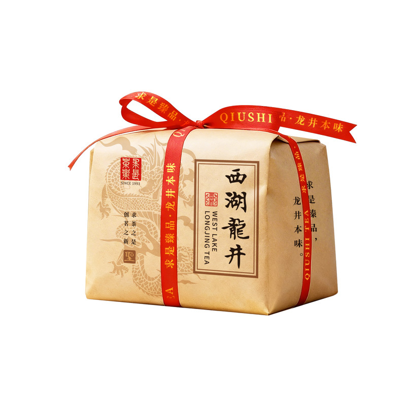 明前特级西湖龙井茶叶传统纸包