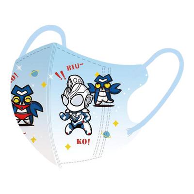 奥特曼口罩儿童3d立体3到8岁夏季薄款男童6岁小孩学生上学5岁专用
